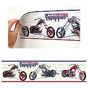 American Chopper Peel and Stick Border Applique